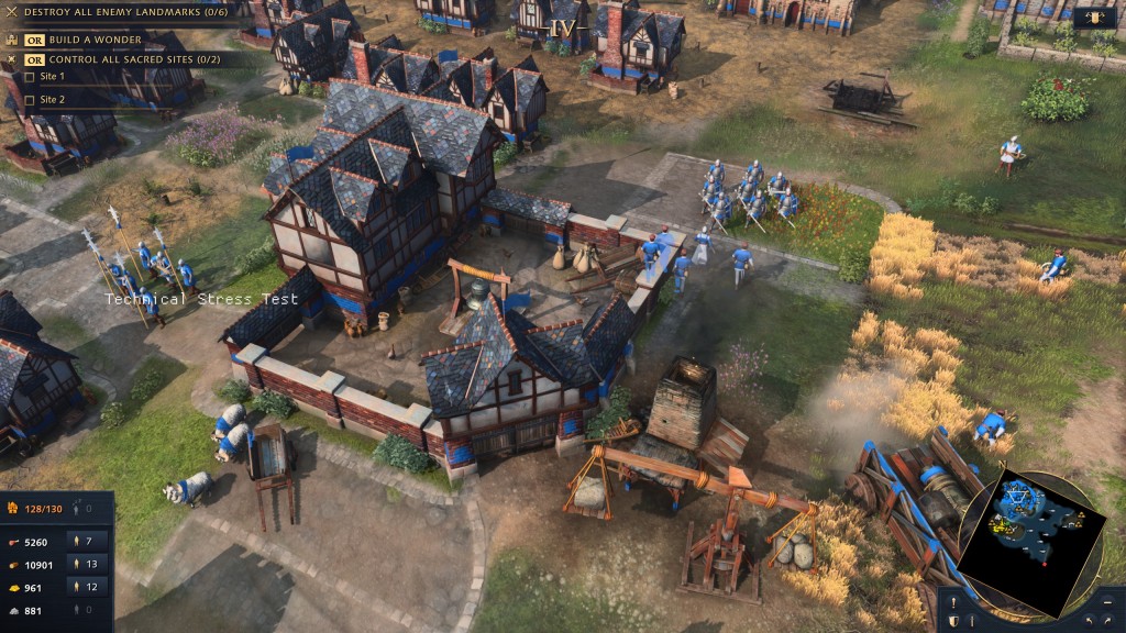 Age of Empires 4 screenshot of a town center