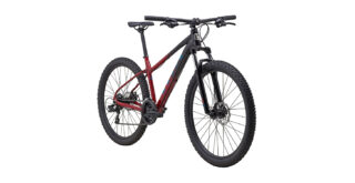 2022 Marin Wildcat Trail 1 front view Gloss Maroon/Black/Teal.