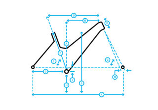 Kentfield ST 1 geometry diagram