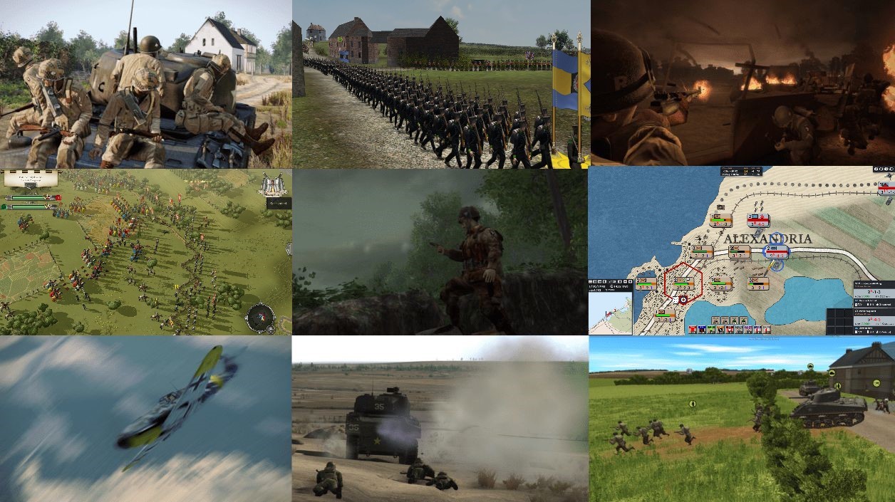 World War 2 Games Screenshots of Arma 3, Brothers in Arms and Attack at Dawn