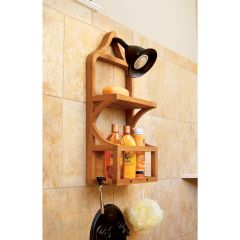 Teak Shower Organizer