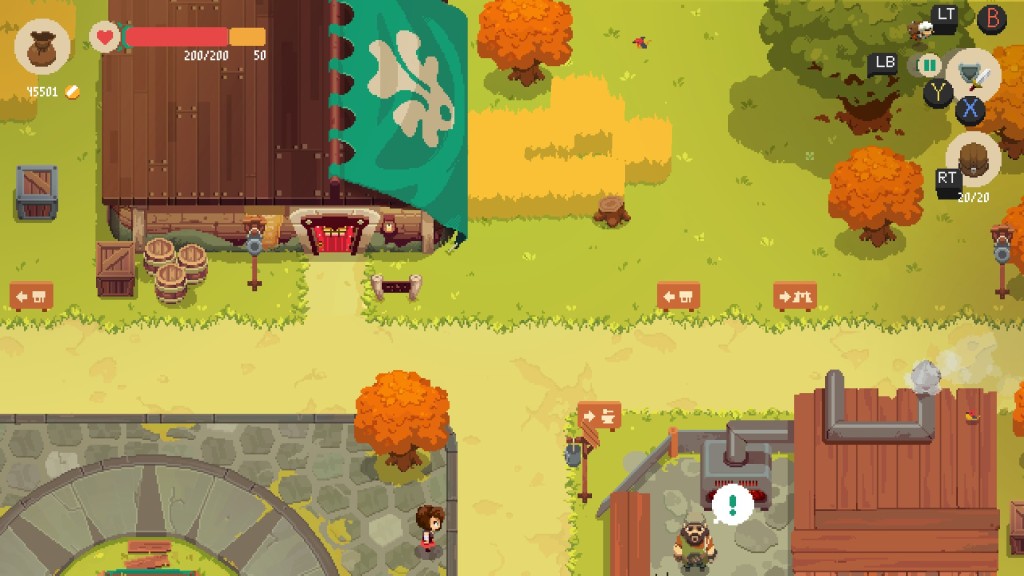 Moonlighter screenshot of village