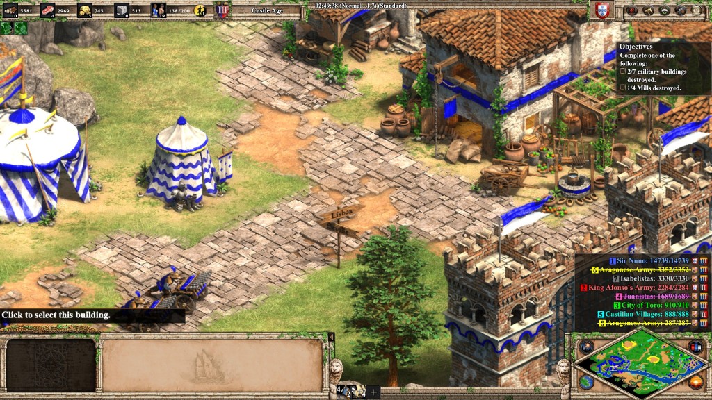 Age of Empires 2 Definitive Edition Screenshot of the portuguese cannons