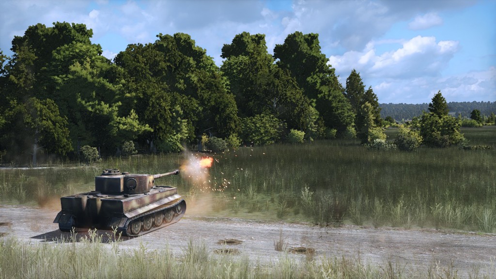 Steel Division 2 Screenshot of a Tiger Tank