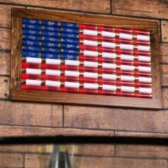 12-Gauge American Flag Wall Art