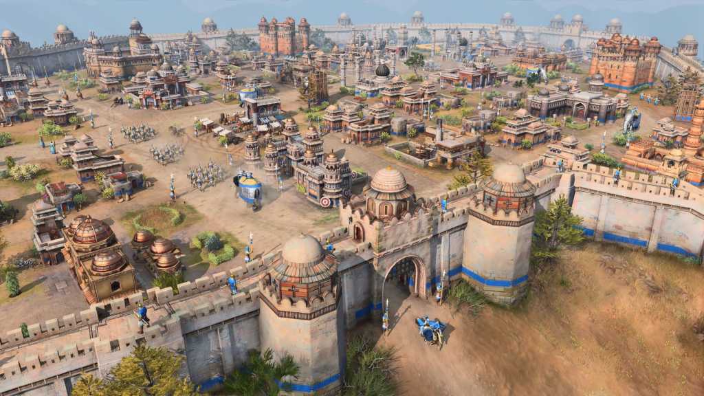 Age of Empires 4 Screenshot of castle walls