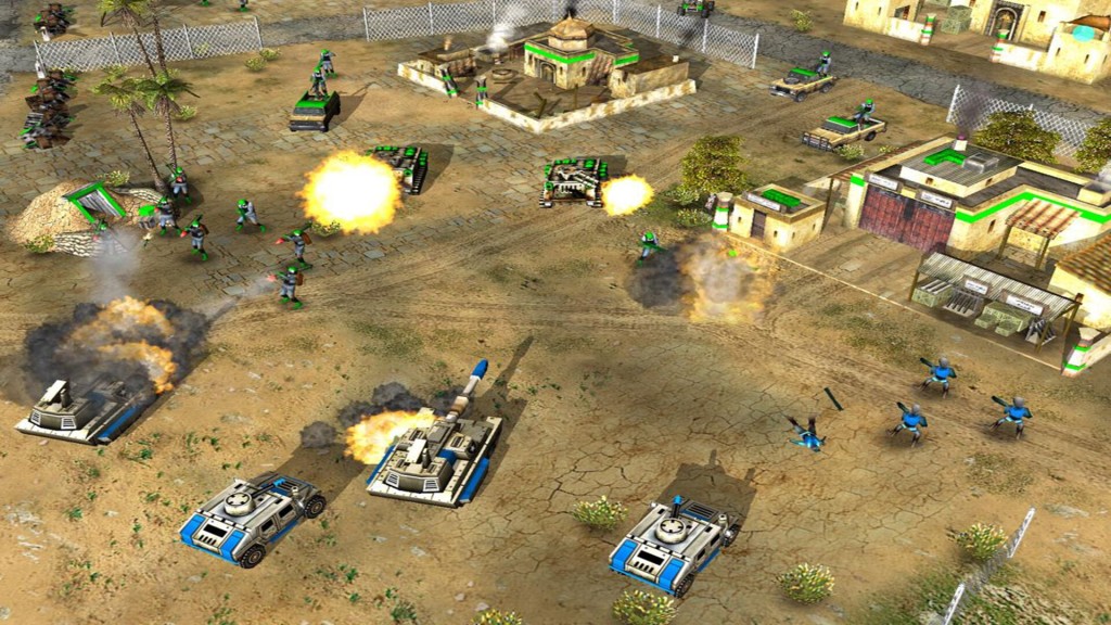 Command and Conquer Generals Screenshot of american troops