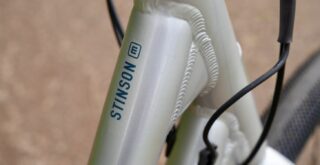 Stinson E ST top tube detail.