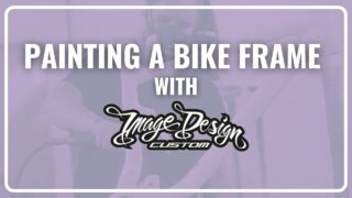 Painting a custom bike frame