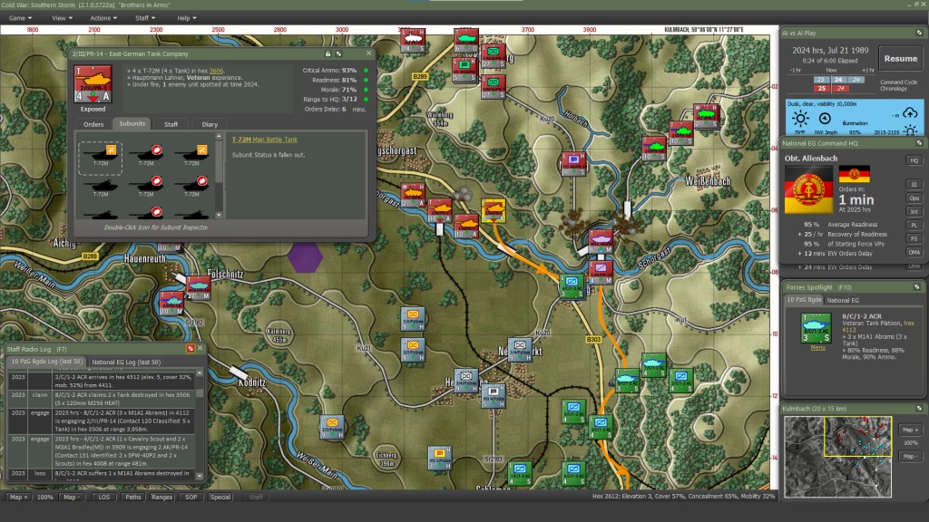 Flashpoint Campaigns: Southern Storm Screenshot of it's UI