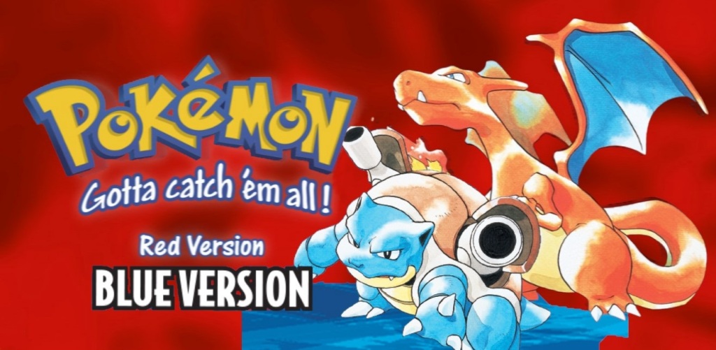 Pokemon Red Version and Blue Version logo