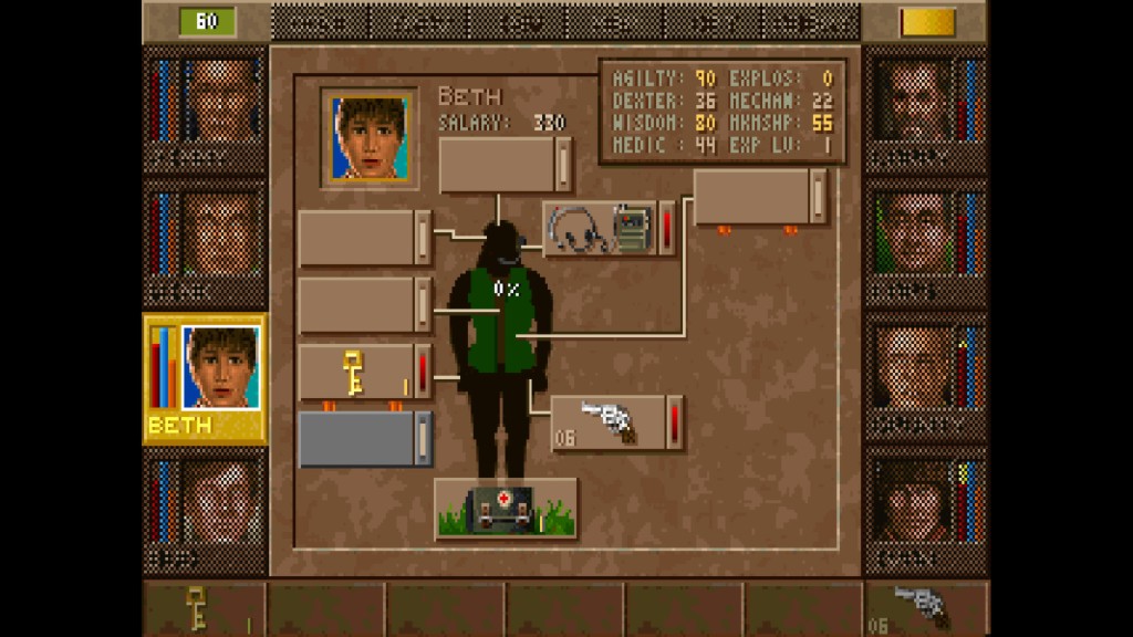 Jagged Alliance Screenshot of Free to play article with user interface