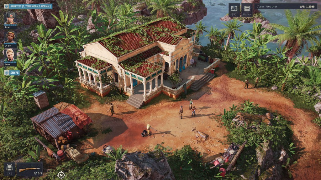 Jagged Alliance 3 screenshot of the first mission