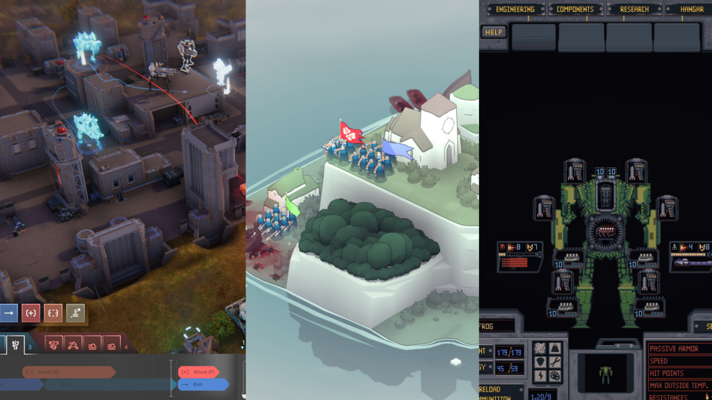 First Impressions: Phantom Brigade, Mech Engineer, and Bad North