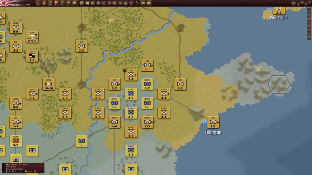 Warplan Pacific Screenshot of Japan Invasion of Mainland China