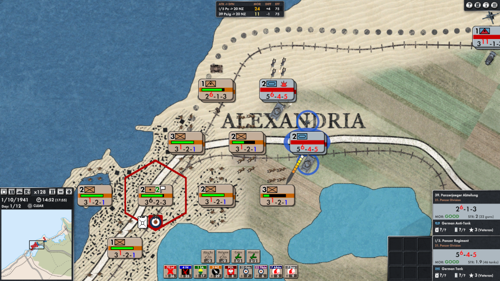 Attack at Dawn Screenshot of the city of Alexandria